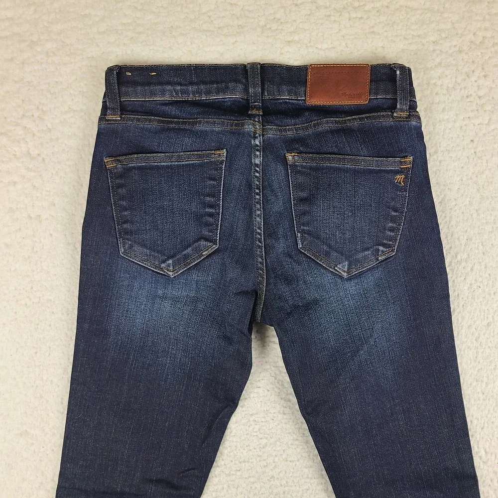 Madewell Jeans Womens‎ 24 Blue Skinny Skinny Dark Wash Denim